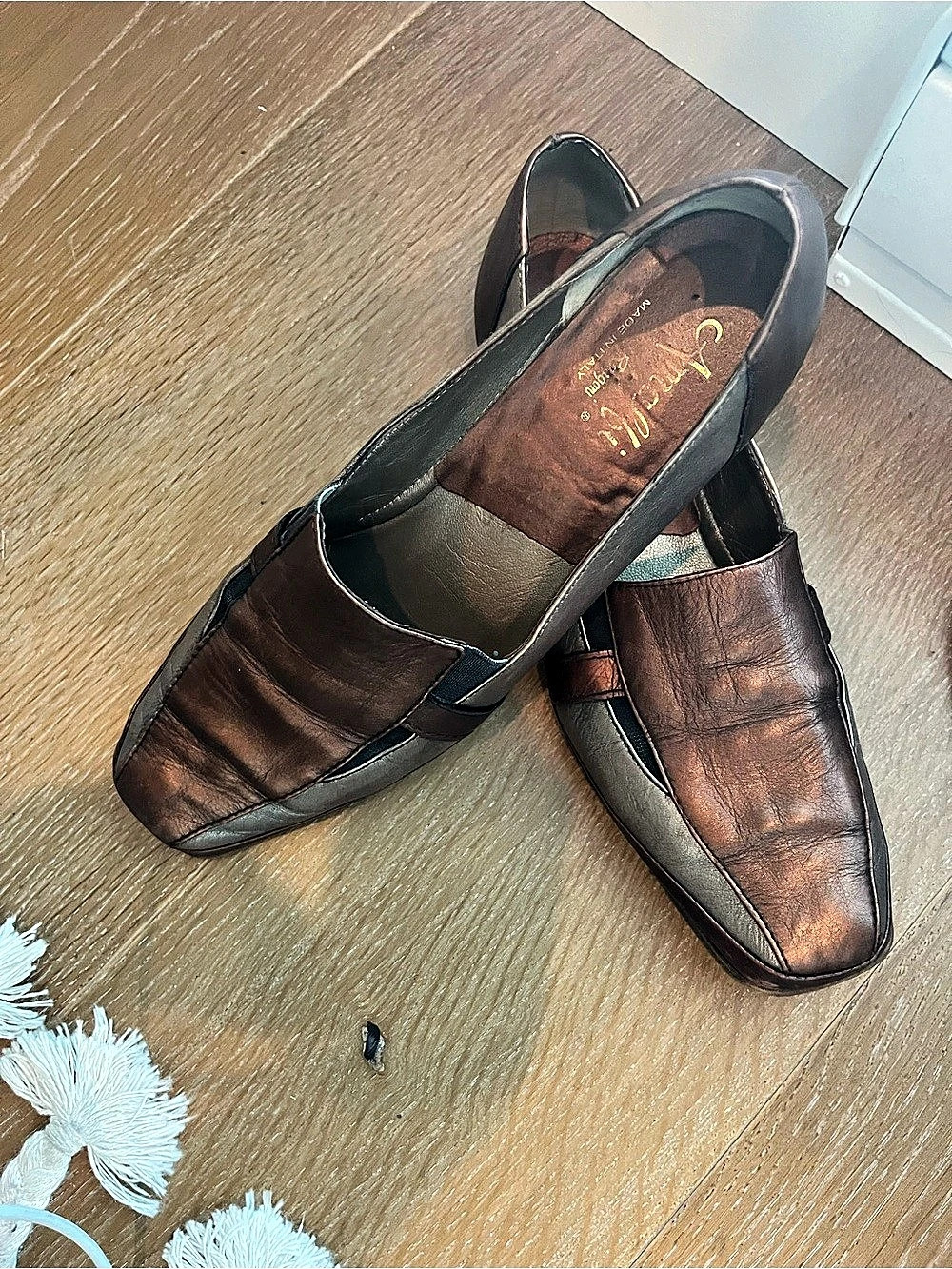 Amalfi by Rangoni Brown Leather Loafers
